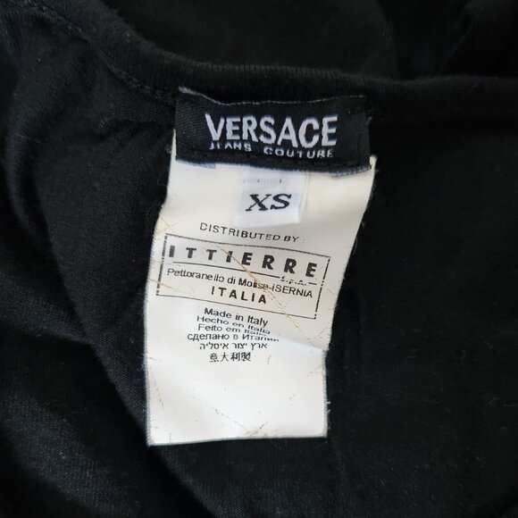 VERSACE Graphic Long Sleeve Tee Size XS - Picture 5 of 5